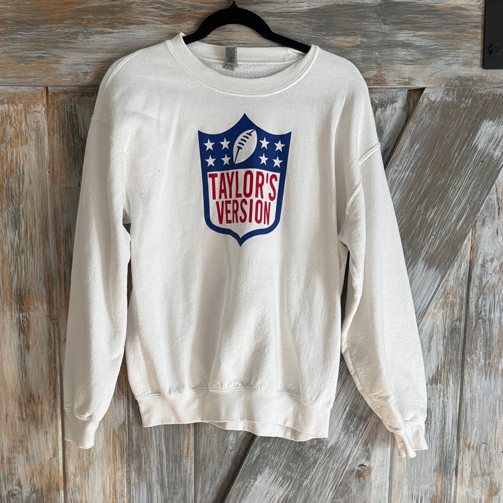 Taylor’s Version NFL White Crew Neck